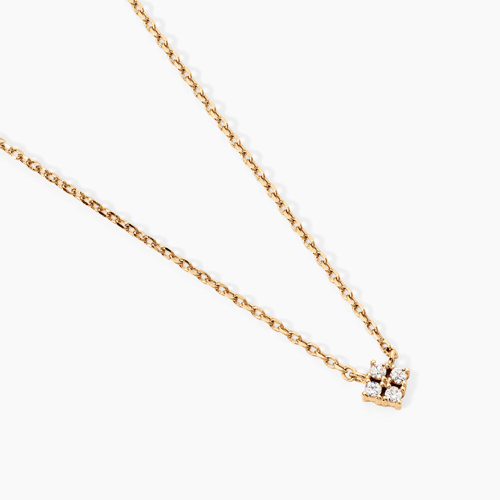Collier &eacute;clat Perl&eacute; Plaqu&eacute; Or Oxyde De Zirconium - Colliers avec pierres Femme | Marc Orian