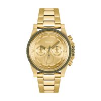 cadran doré fond doré bracelet acier doré