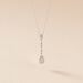 Collier Unice Or Blanc Diamant - Colliers avec pierres Femme | Marc Orian