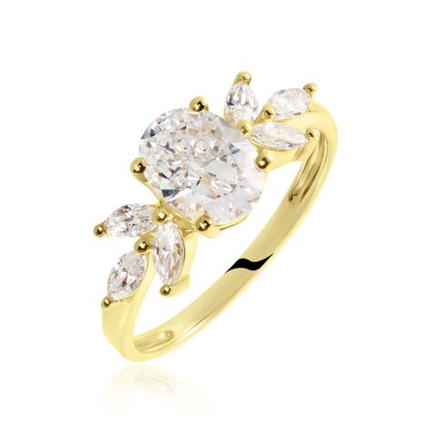 Bague Or Jaune Koulm Oxyde - Solitaires Femme | Marc Orian