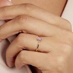 Bague Lily Or Jaune Amethyste - Bagues pierres fines Femme | Marc Orian