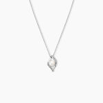 Collier Laurene Argent Blanc Perle De Culture Et Oxyde De Zirconium - Colliers avec pierres Femme | Marc Orian