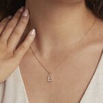 Pendentif Lettre B Or Jaune Oxyde - Pendentifs Famille | Marc Orian