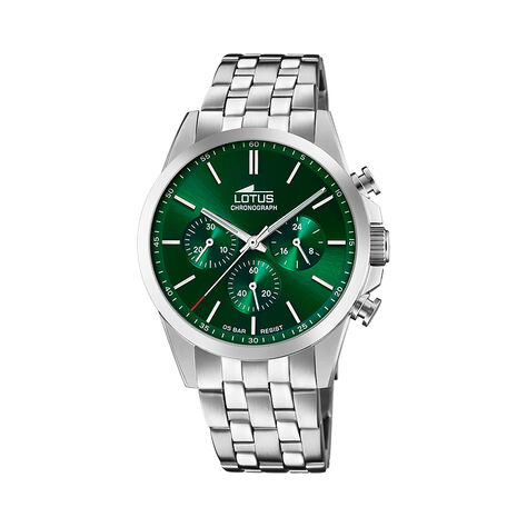 Montre Lotus Chrono 41 Vert - Montres &eacute;tanches Homme | Marc Orian