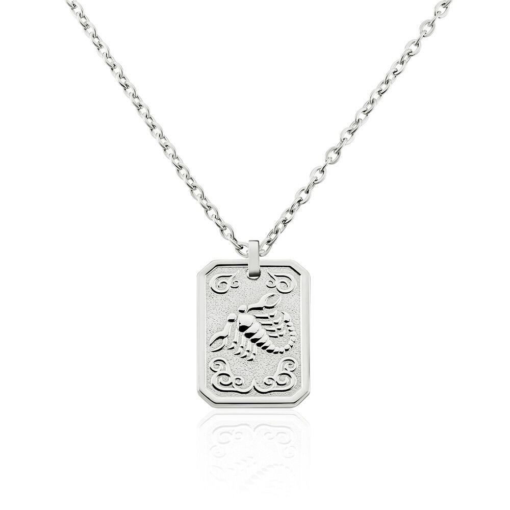 Collier Phebus Him Acier - Colliers fantaisie Homme | Marc Orian