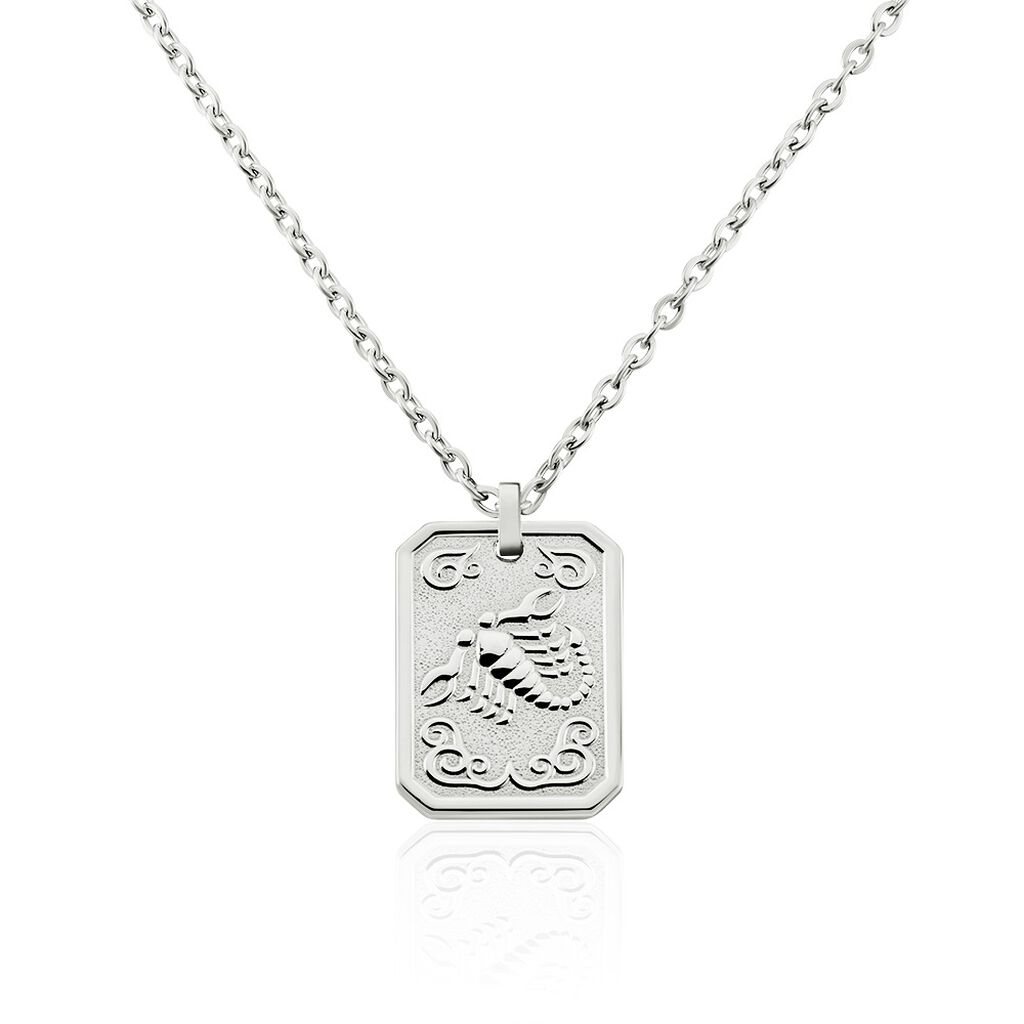 Collier Phebus Him Acier - Colliers fantaisie Homme | Marc Orian