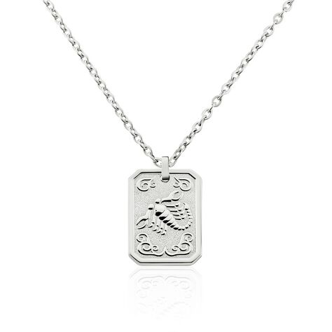 Collier Phebus Him Acier - Colliers fantaisie Homme | Marc Orian