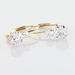 Boucles D'oreilles Pendantes Gulbeyaz Or Jaune Oxyde De Zirconium