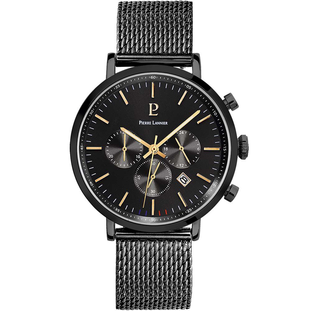 Montre Pierre Lannier Baron Noir - Montres &eacute;tanches Homme | Marc Orian