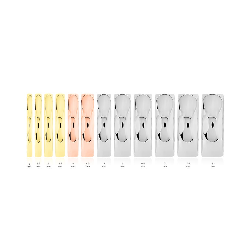 Alliance Julie Ruban Classique Or Blanc - Alliances duo Famille | Marc Orian