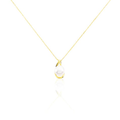 Collier Isaure Or Jaune Perle De Culture - Colliers avec pierres Femme | Marc Orian