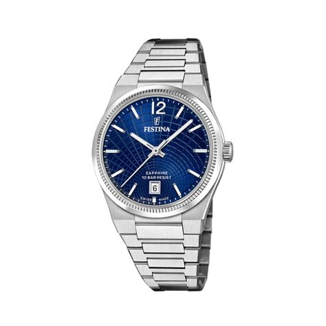 Montre Festina Swiss Made 35 Bleu - Montres &eacute;tanches Femme | Marc Orian