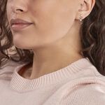 Boucles D'oreilles Puces Wynona Or Blanc Oxyde - Pendantes Femme | Marc Orian