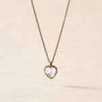 Collier Kadidjatou Or Rose Oxyde De Zirconium - Colliers solitaires Femme | Marc Orian