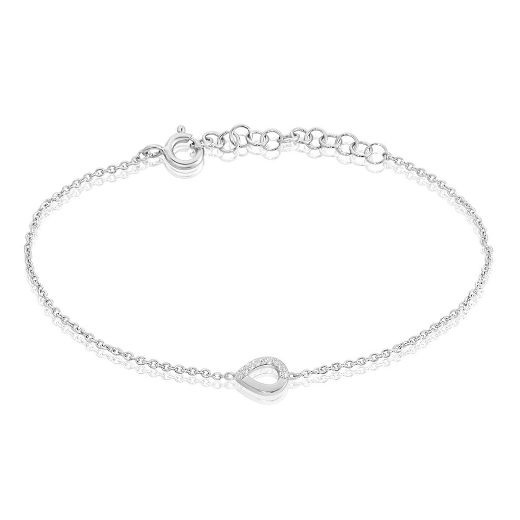 Bracelet Argent Tancelin Oxydes De Zirconium - Bracelets fantaisie Femme | Marc Orian