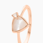 Bague La Muse Argent Rose Nacre Oxyde De Zirconium - Bijoux fantaisie Femme | Marc Orian