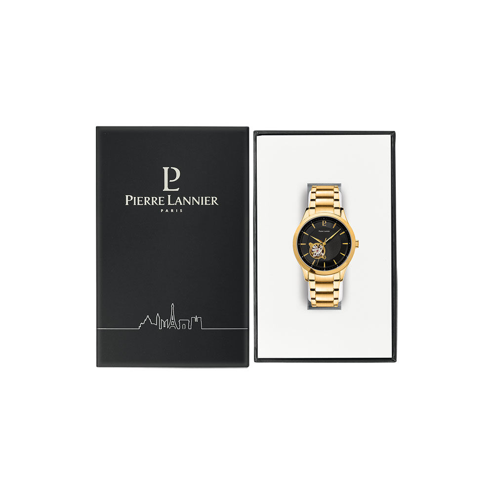 Montre Pierre Lannier Fleuret Noir - Montres automatiques Homme | Marc Orian
