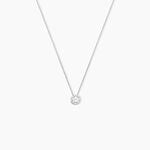 Collier Columbine Or Blanc Oxyde De Zirconium Blanc - Colliers avec pierres Femme | Marc Orian