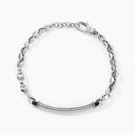 Bracelet M&eacute;tal Acier Blanc - Bracelets cha&icirc;nes Homme | Marc Orian