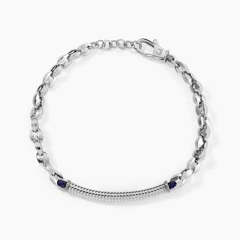 Bracelet M&eacute;tal Acier Blanc - Bracelets cha&icirc;nes Homme | Marc Orian