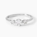 Bague Acil Argent Blanc Oxyde De Zirconium - Bijoux fantaisie Femme | Marc Orian