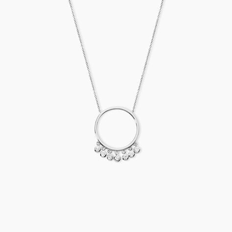 Collier Orida Argent Blanc Oxyde De Zirconium - Colliers avec pierres Femme | Marc Orian