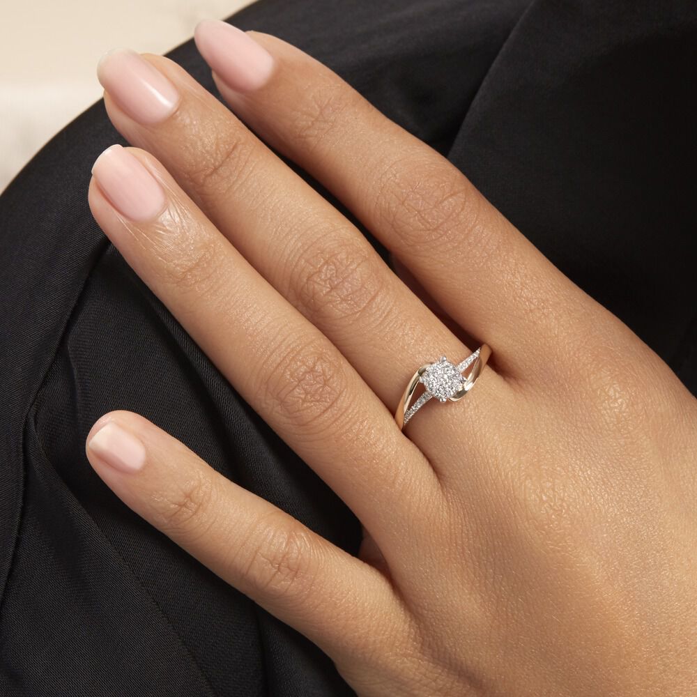 Bague Petunia Or Jaune Diamant - Bagues pierres précieuses Femme | Marc Orian
