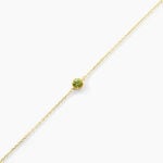 Bracelet Poem Argent Jaune P&eacute;ridot - Bracelets fantaisie Femme | Marc Orian