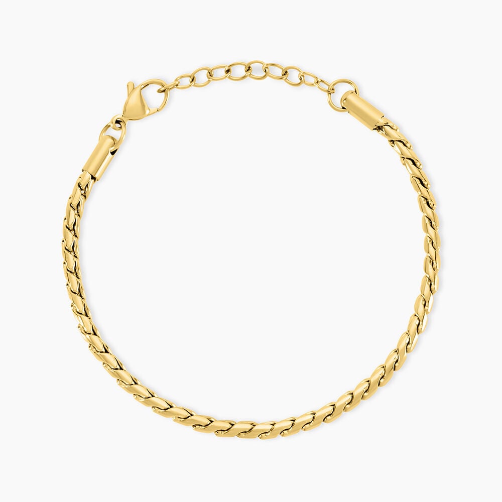 Bracelet Sloane Acier Jaune - Bracelets chaînes Femme | Marc Orian