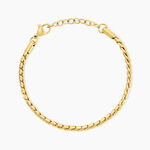 Bracelet Sloane Acier Jaune - Bracelets cha&icirc;nes Femme | Marc Orian