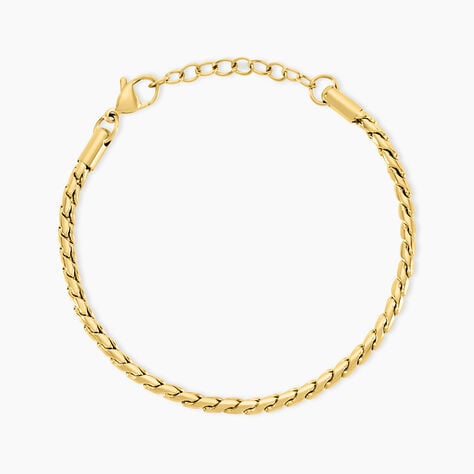 Bracelet Sloane Acier Jaune - Bracelets chaînes Femme | Marc Orian