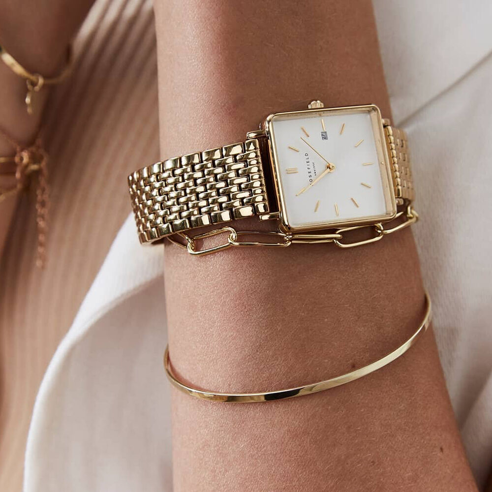 Montre Rosefield The Boxy Blanc - Montres étanches Femme | Marc Orian