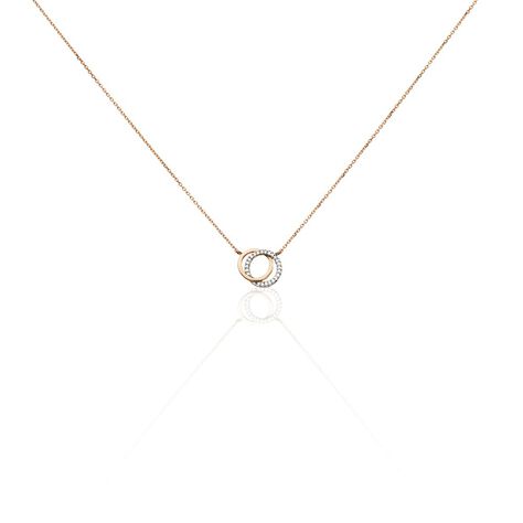 Collier Or Rose Tresha Diamants - Colliers avec pierres Femme | Marc Orian