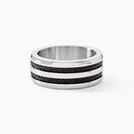 Bague Men's Steel Acier Blanc - Bijoux fantaisie Homme | Marc Orian