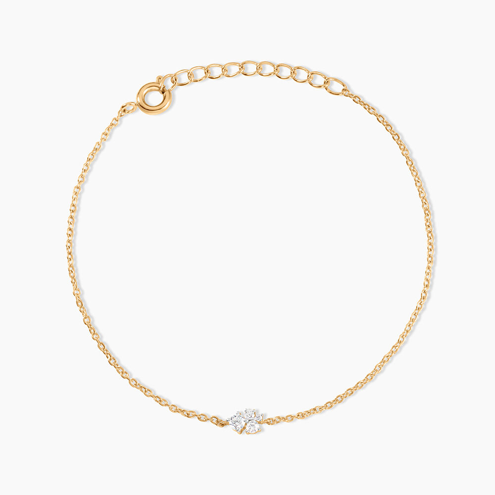 Bracelet Doline Plaqu&eacute; Or Jaune Oxyde De Zirconium - Bracelets fantaisie Femme | Marc Orian