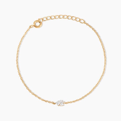 Bracelet Doline Plaqu&eacute; Or Jaune Oxyde De Zirconium - Bracelets fantaisie Femme | Marc Orian