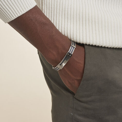 Bracelet Jourdan Herens Acier Blanc - Bracelets Homme | Marc Orian