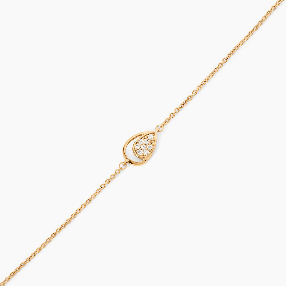 Bracelet Mahalya Plaqu&eacute; Or Jaune Oxyde De Zirconium - Bracelets fantaisie Femme | Marc Orian