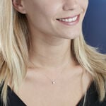 Collier Aphrodite Or Blanc Diamant Synthetique - Colliers avec pierres Femme | Marc Orian