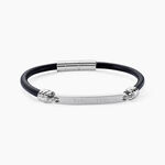 Bracelet Acier Blanc Gaspard - Bracelets cuir Homme | Marc Orian
