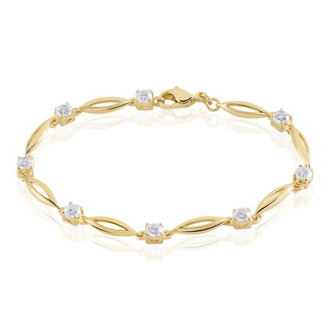 Bracelet Mimona Plaqué Or Jaune Oxyde De Zirconium - Bracelets chaînes Femme | Marc Orian