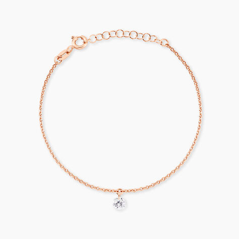 Bracelet Constantin Argent Rose Oxyde De Zirconium - Bracelets fantaisie Femme | Marc Orian