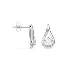 Boucles D'oreilles Puces Serena Argent Blanc Oxyde De Zirconium - Puces Femme | Marc Orian