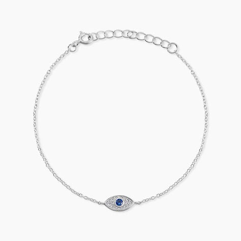 Bracelet Josue Argent Blanc Oxyde De Zirconium - Bracelets fantaisie Femme | Marc Orian