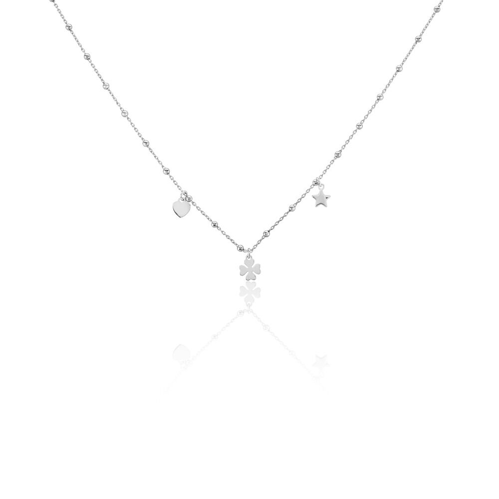 Collier Shyama Argent Blanc - Colliers ras du cou Femme | Marc Orian