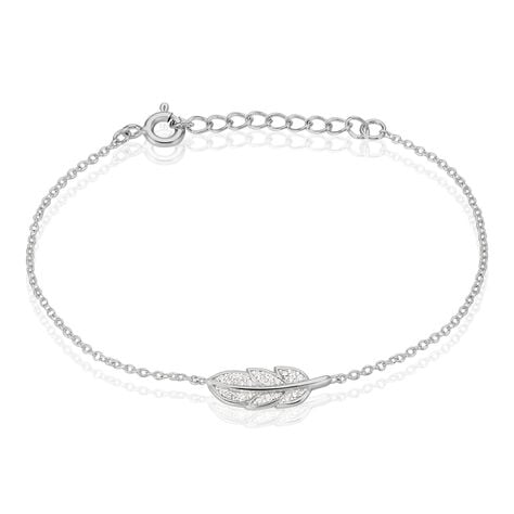 Bracelet Elies Argent Blanc Oxyde De Zirconium - Bracelets fantaisie Femme | Marc Orian