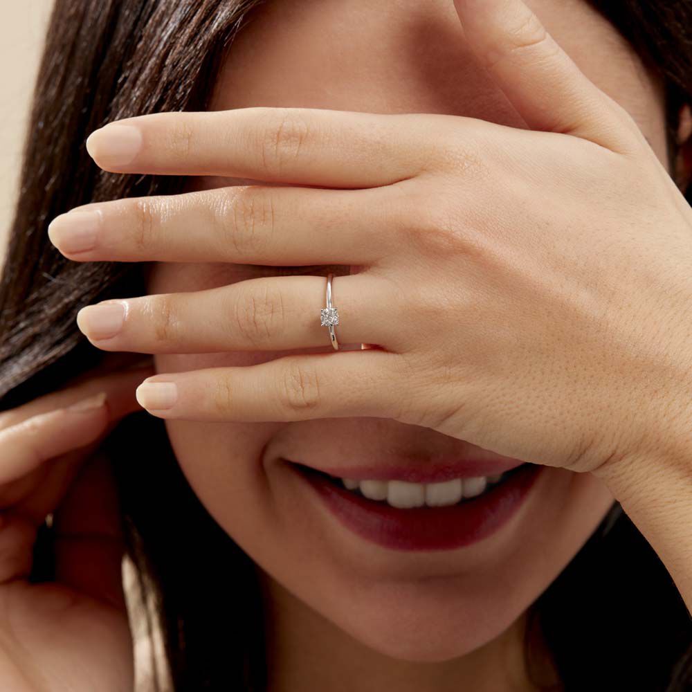 Bague Dream Or Blanc Diamant - Bagues pierres précieuses Femme | Marc Orian