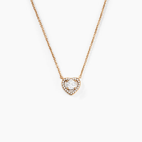 Collier Alais Plaqu&eacute; Or Jaune Oxyde De Zirconium - Colliers avec pierres Femme | Marc Orian