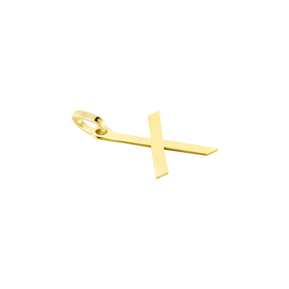 Pendentif Ionia Lettre Or Jaune - Pendentifs Famille | Marc Orian