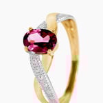 Bague Candice Or Jaune Rhodolite - Bagues avec pierre Femme | Marc Orian
